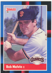 1988 Donruss Baseball Cards    638     Bob Melvin